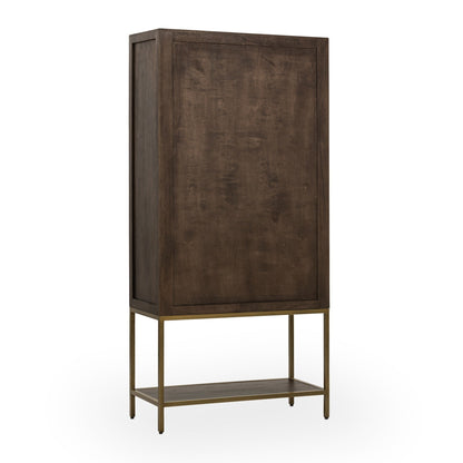 Freemont Tall Cabinet - Kona Brown