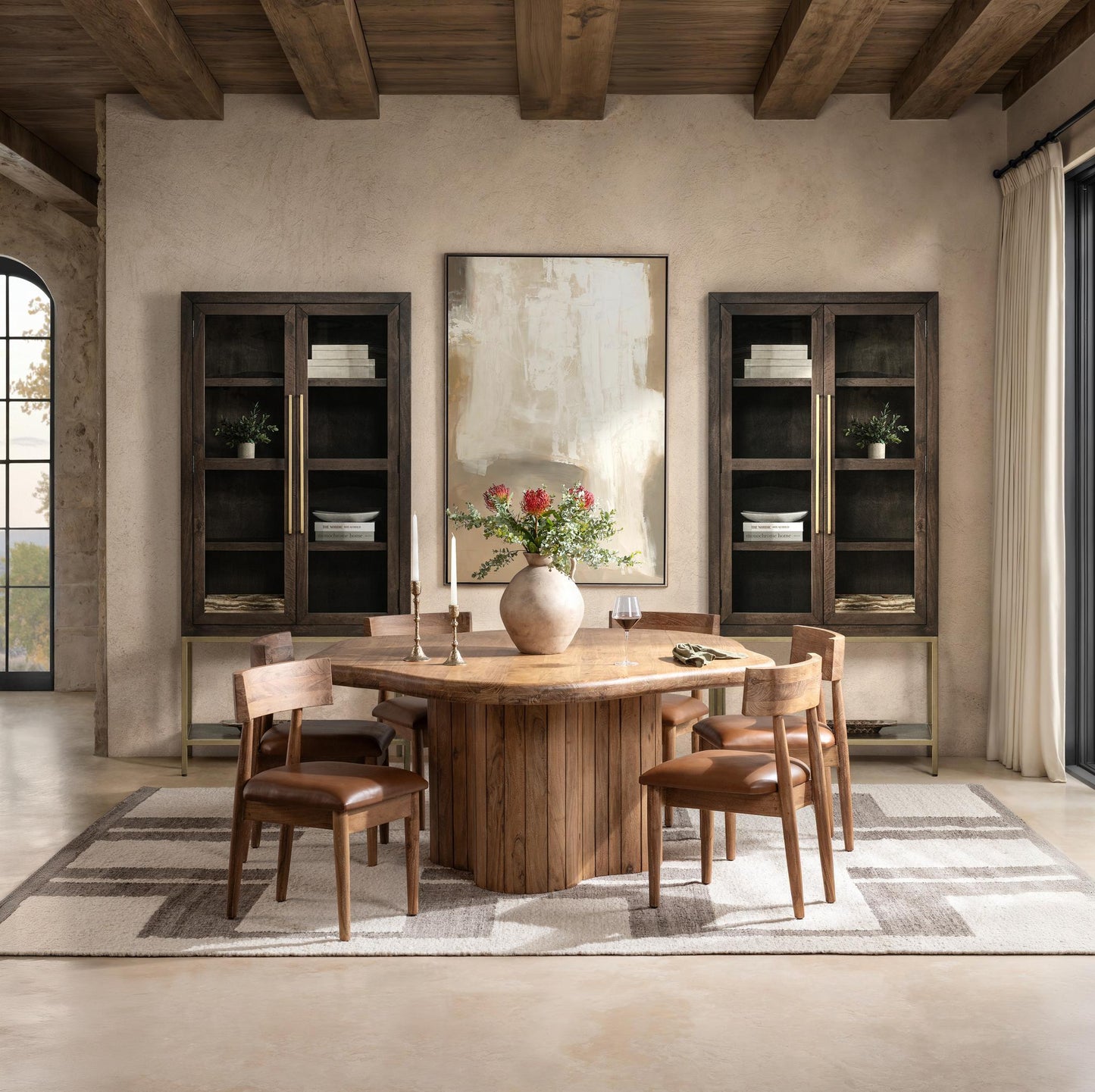 Freemont Tall Cabinet - Kona Brown