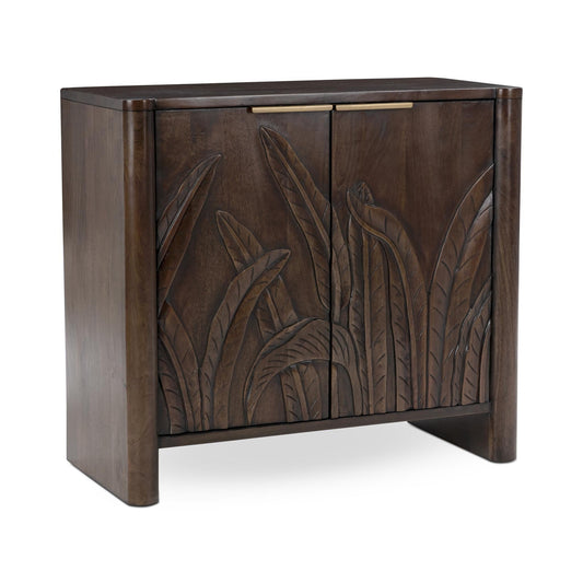 Ledro 2Dr Cabinet - Dark Brown
