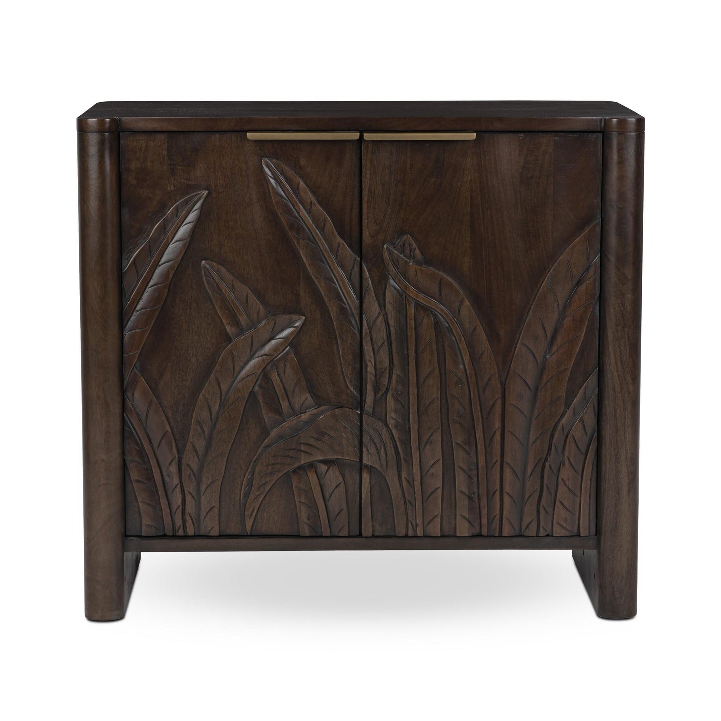 Ledro 2Dr Cabinet - Dark Brown