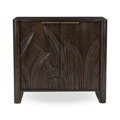 Ledro 2Dr Cabinet - Dark Brown