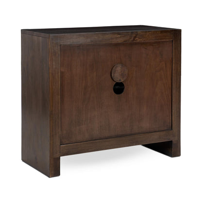 Ledro 2Dr Cabinet - Dark Brown