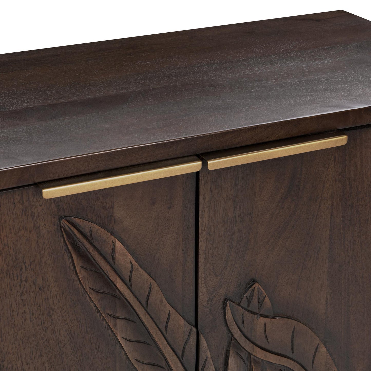 Ledro 2Dr Cabinet - Dark Brown