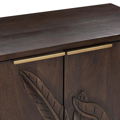 Ledro 2Dr Cabinet - Dark Brown