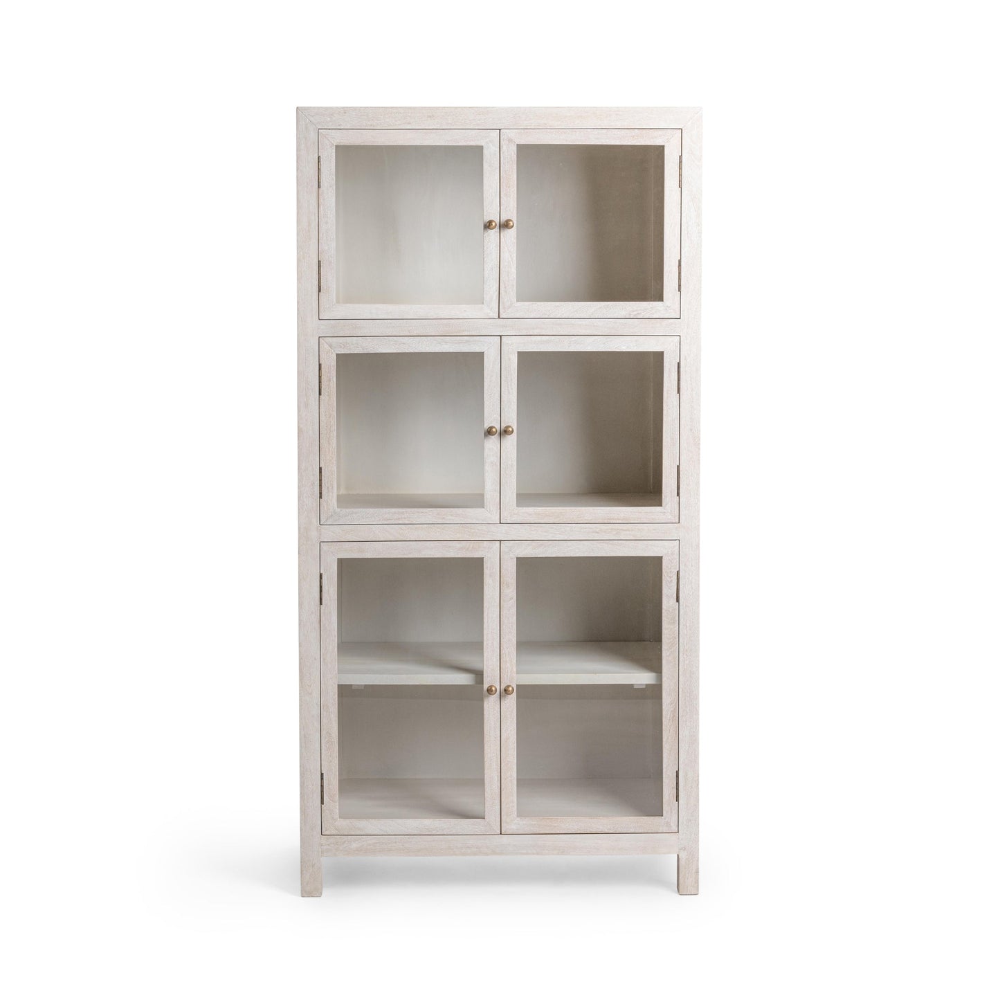 Hera Display Cabinet - Creamwood