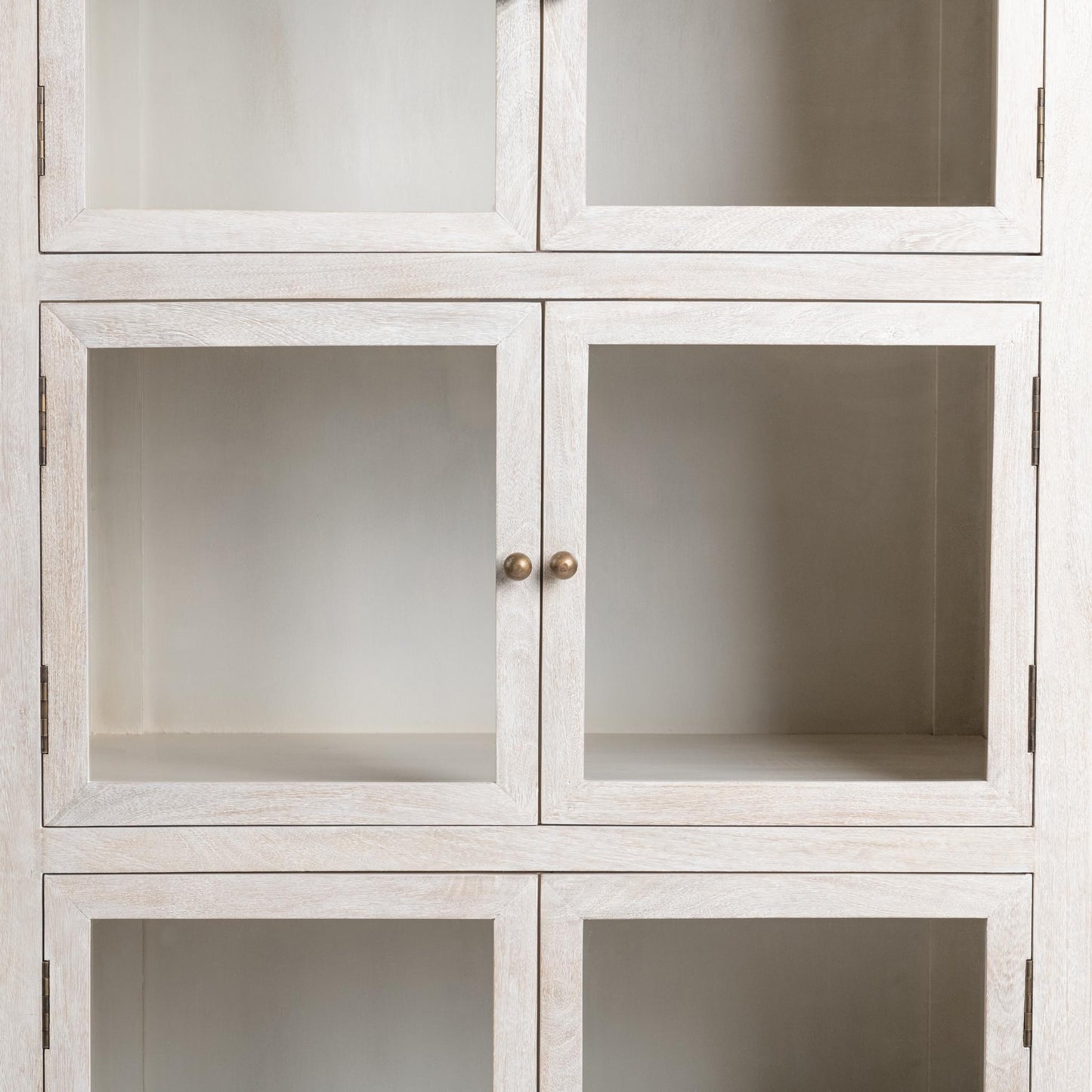 Hera Display Cabinet - Creamwood