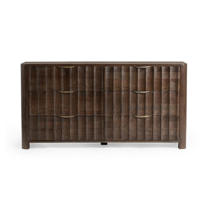 Baylee 6 Drawer Dresser - Cocoa Brown