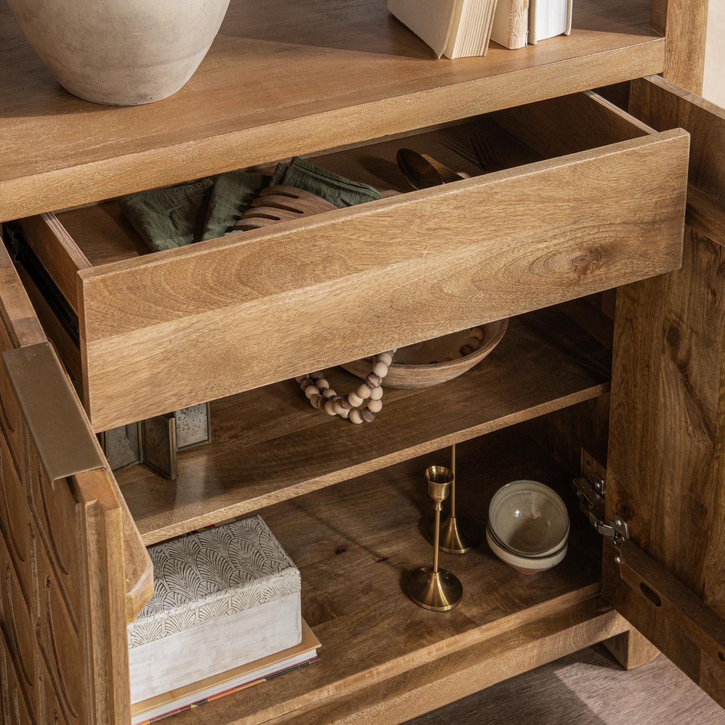 Cleveland Bookcase - Sandy Taupe