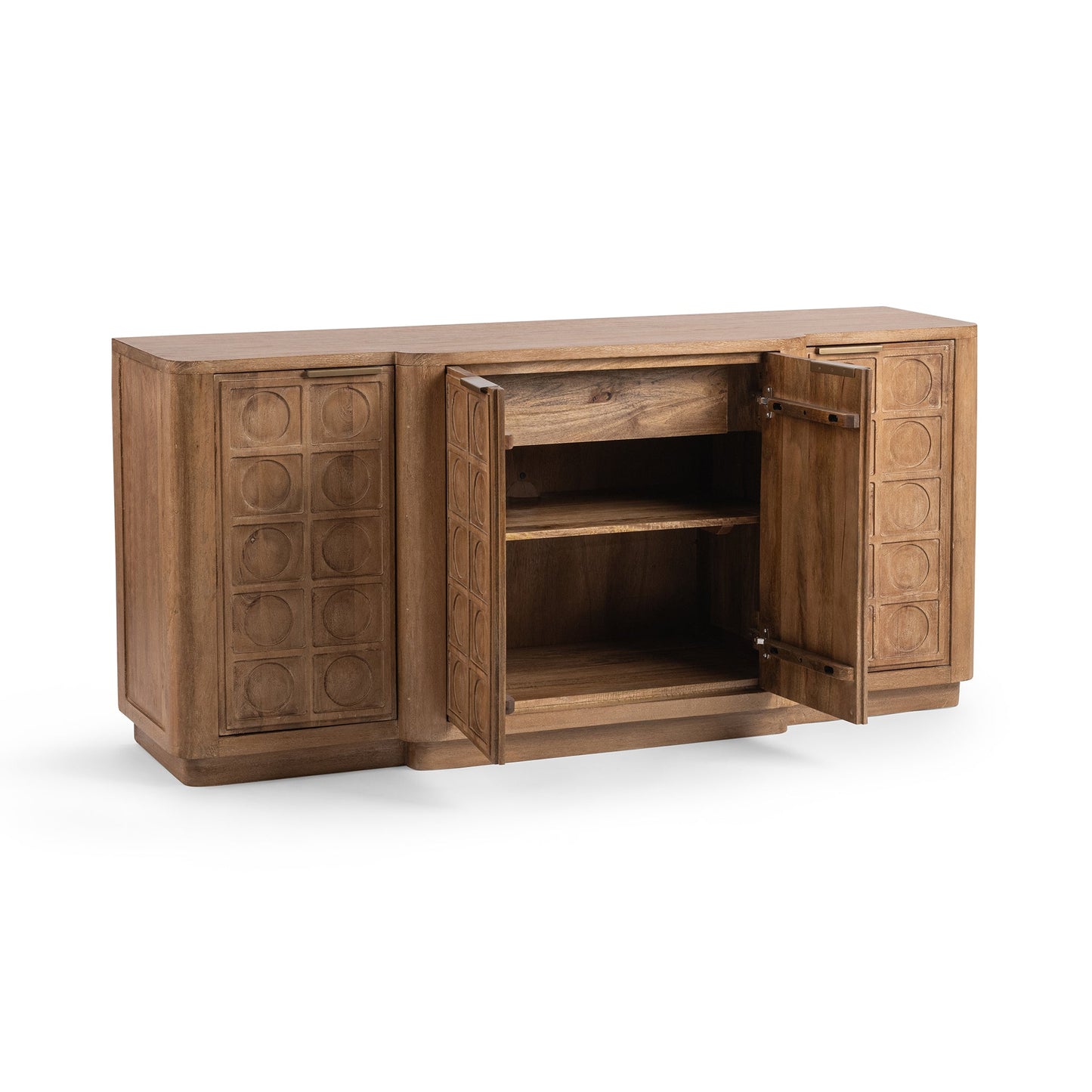 Cleveland 4 Door Cabinet - Sandy Taupe