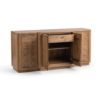 Cleveland 4 Door Cabinet - Sandy Taupe