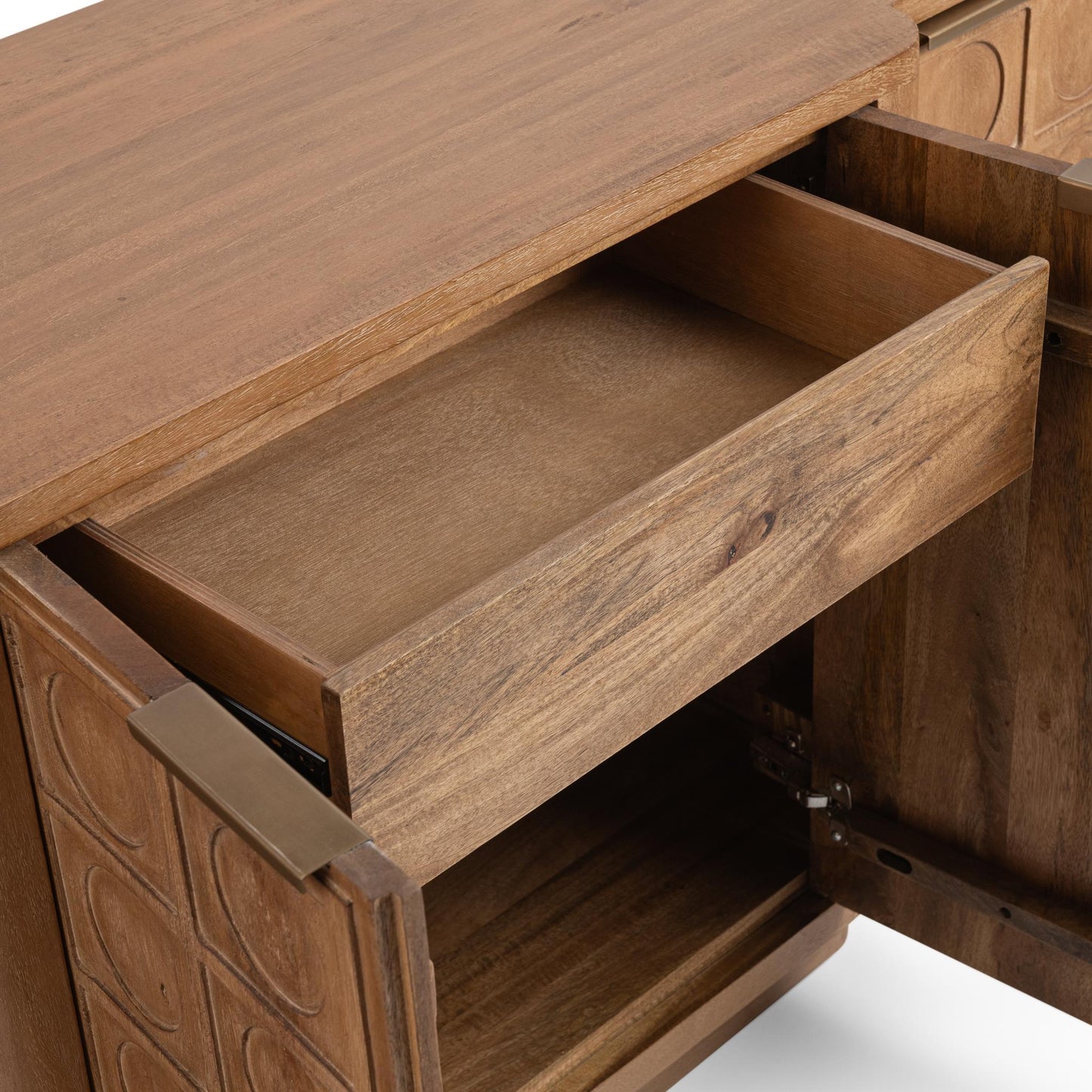Cleveland 4 Door Cabinet - Sandy Taupe