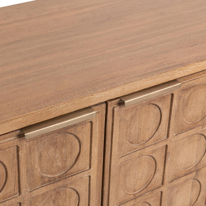 Cleveland 4 Door Cabinet - Sandy Taupe