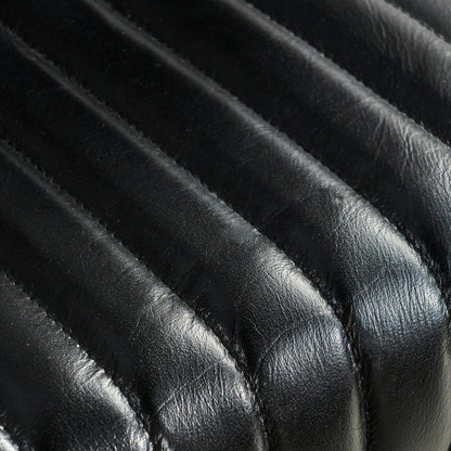 Umbria Leather Dining Chair - Midnight Raven