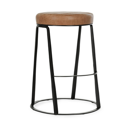 Sawyer Leather Counter Stool - Sedona Brown