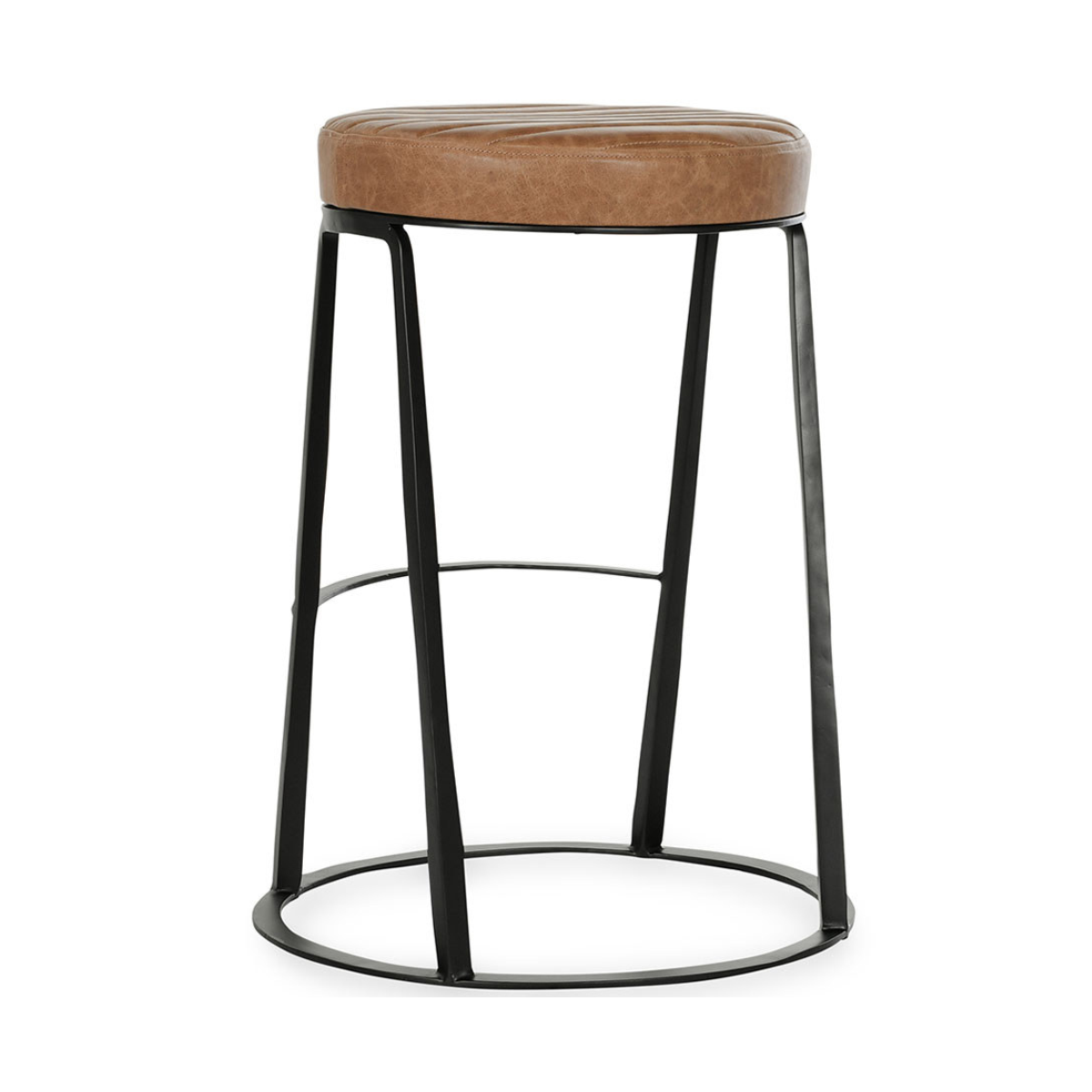 Sawyer Leather Counter Stool - Sedona Brown