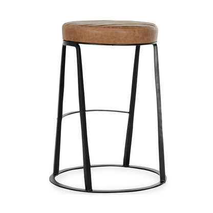 Sawyer Leather Counter Stool - Sedona Brown
