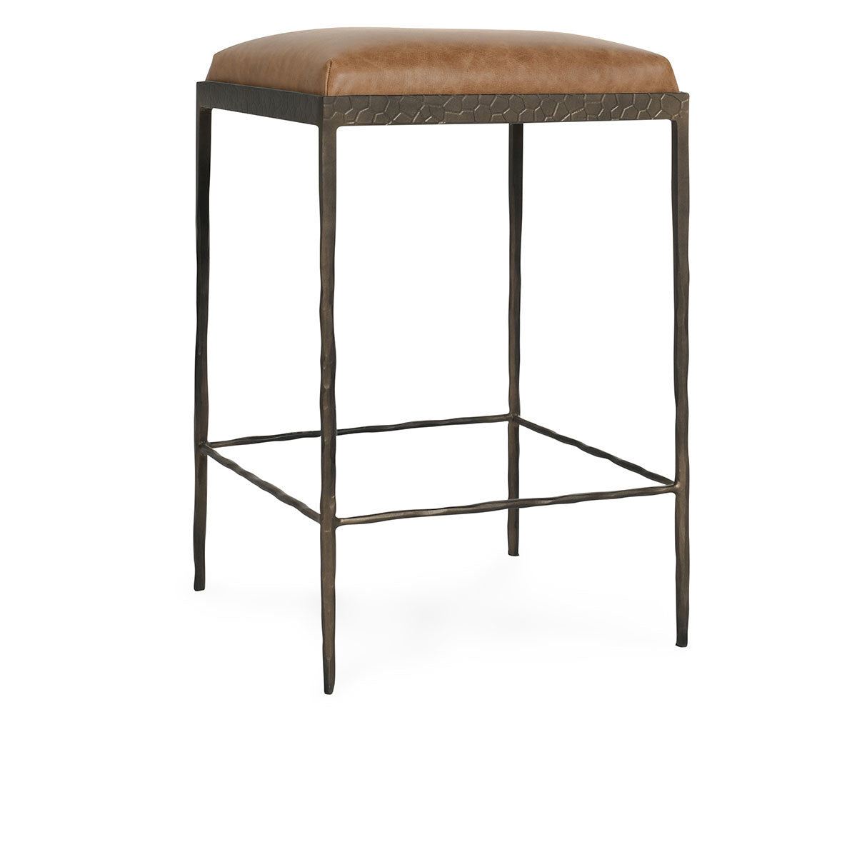 Bose Leather Counter Stool - Sedona Brown