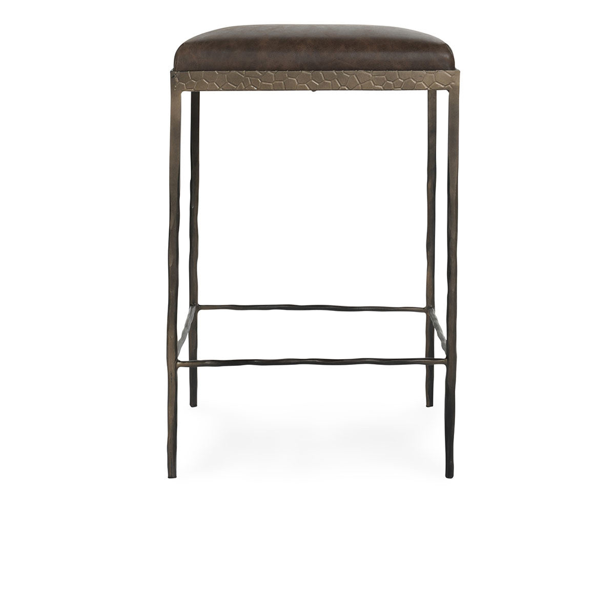 Bose Leather Counter Stool - Cocoa Brown