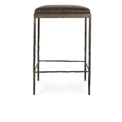 Bose Leather Counter Stool - Cocoa Brown