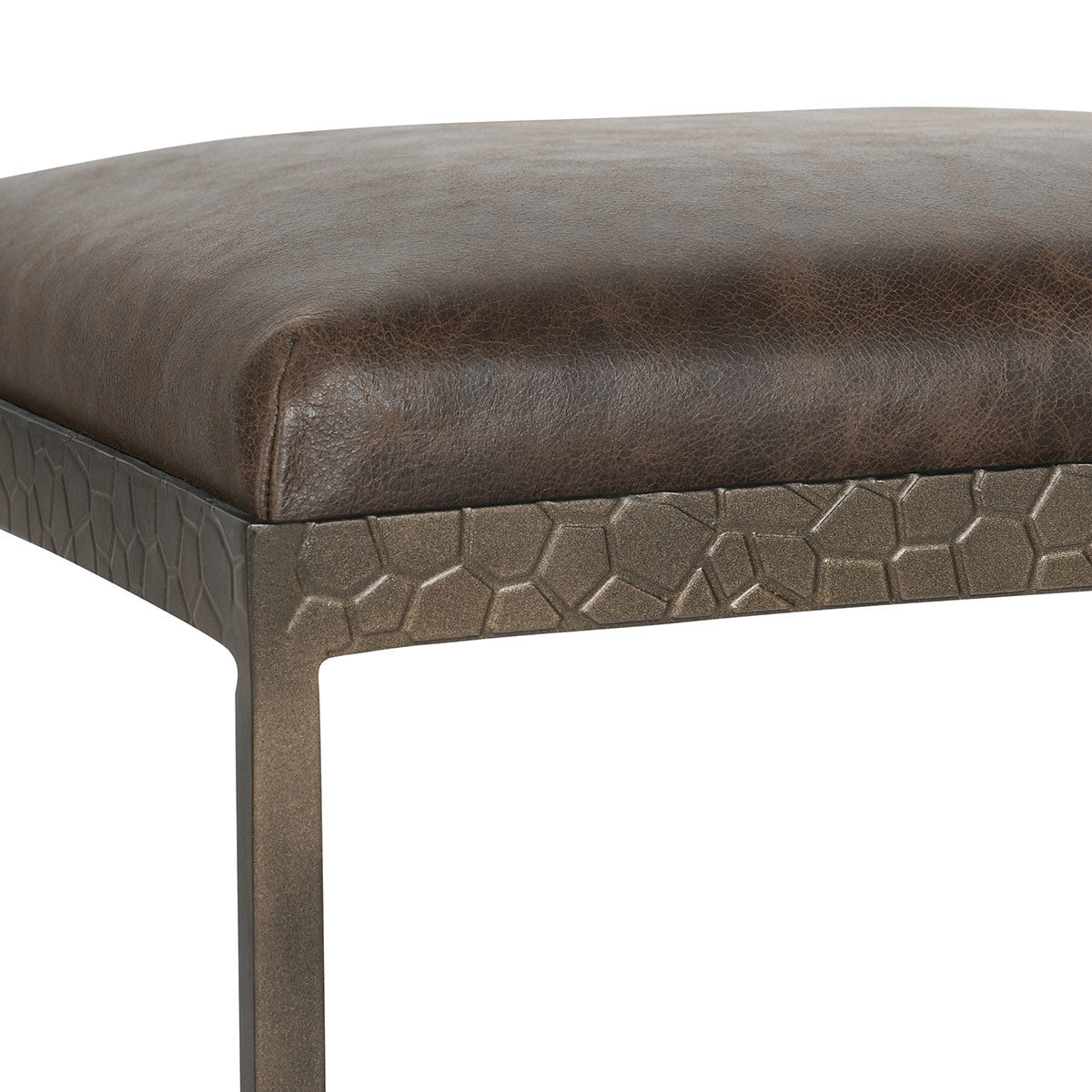 Bose Leather Counter Stool - Cocoa Brown