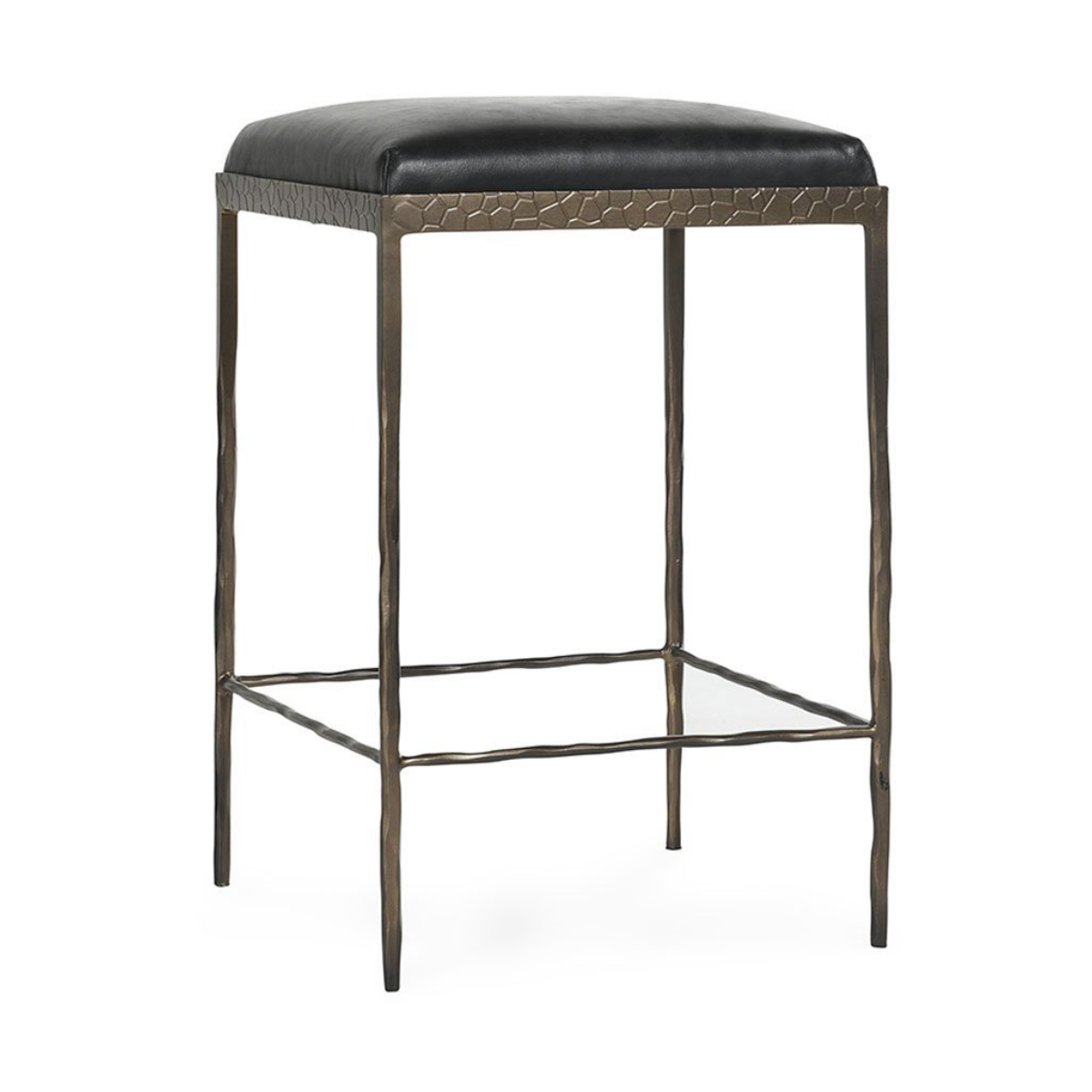 Bose Leather Counter Stool - Onyx Black