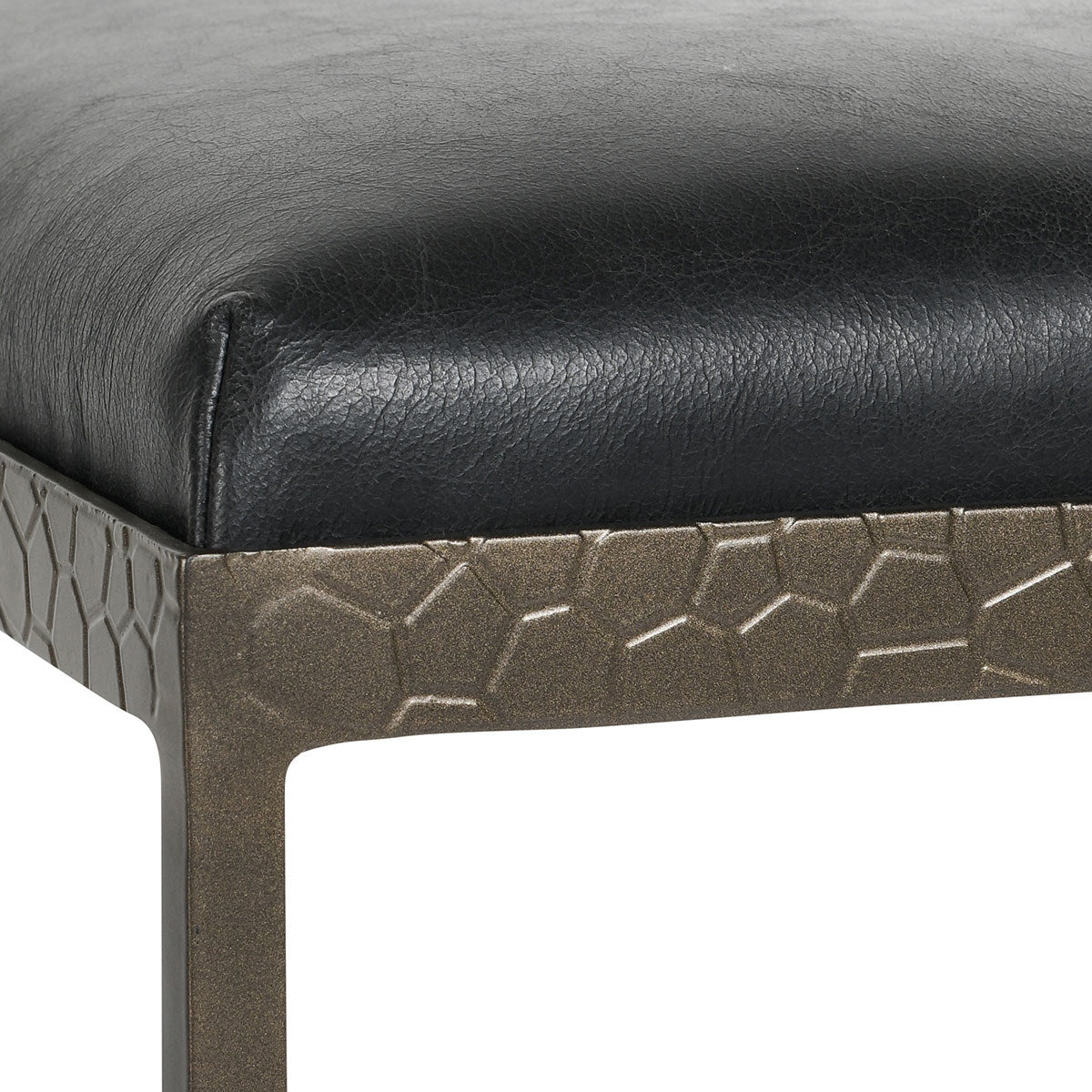 Bose Leather Counter Stool - Onyx Black