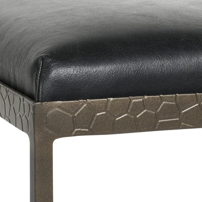 Bose Leather Counter Stool - Onyx Black