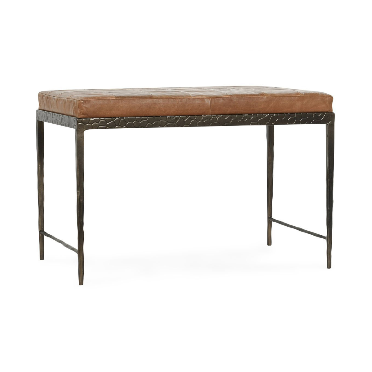 Malo Leather Bench - Sedona Brown