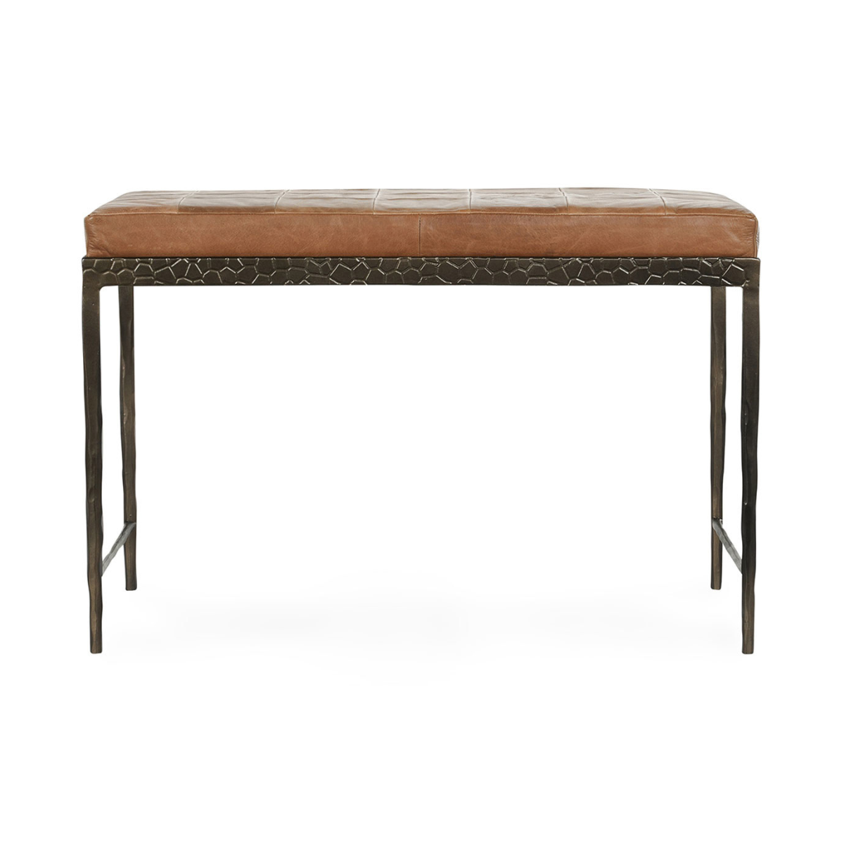Malo Leather Bench - Sedona Brown
