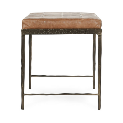Malo Leather Bench - Sedona Brown