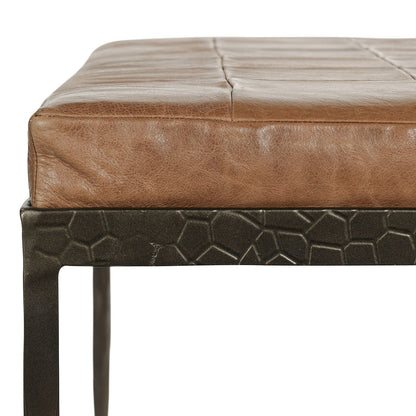 Malo Leather Bench - Sedona Brown