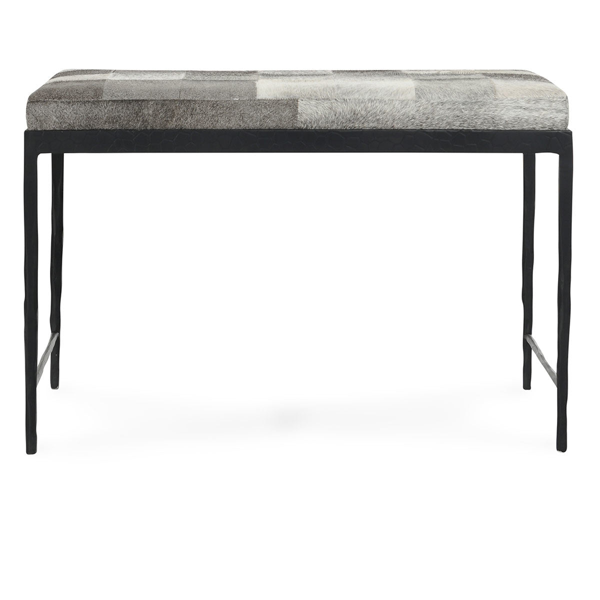 Achen Hide Bench - Sparrow Gray