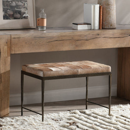 Achen Hide Bench - Canyon Sand
