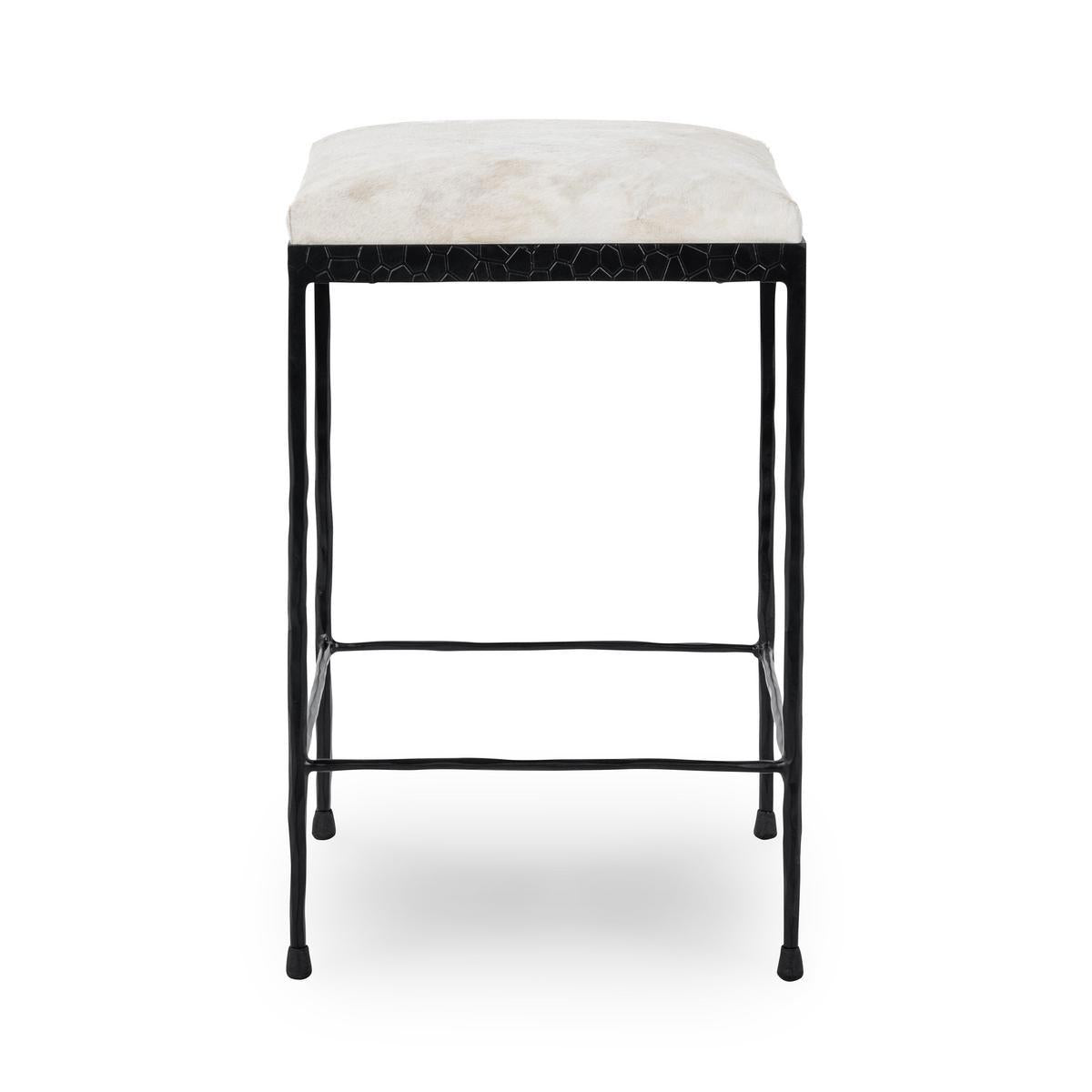 Bose Hide Counter Stool - Dusty Cream