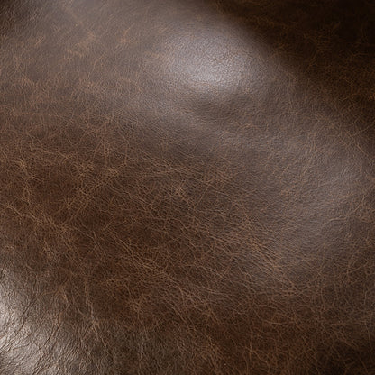 Strapling Leather Dining Chair - Cocoa Brown