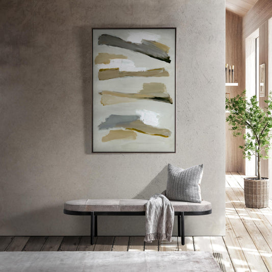 Evelyn Accent Bench - Sparrow Gray