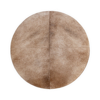 Andre 40" Round Ottoman - Canyon Dust