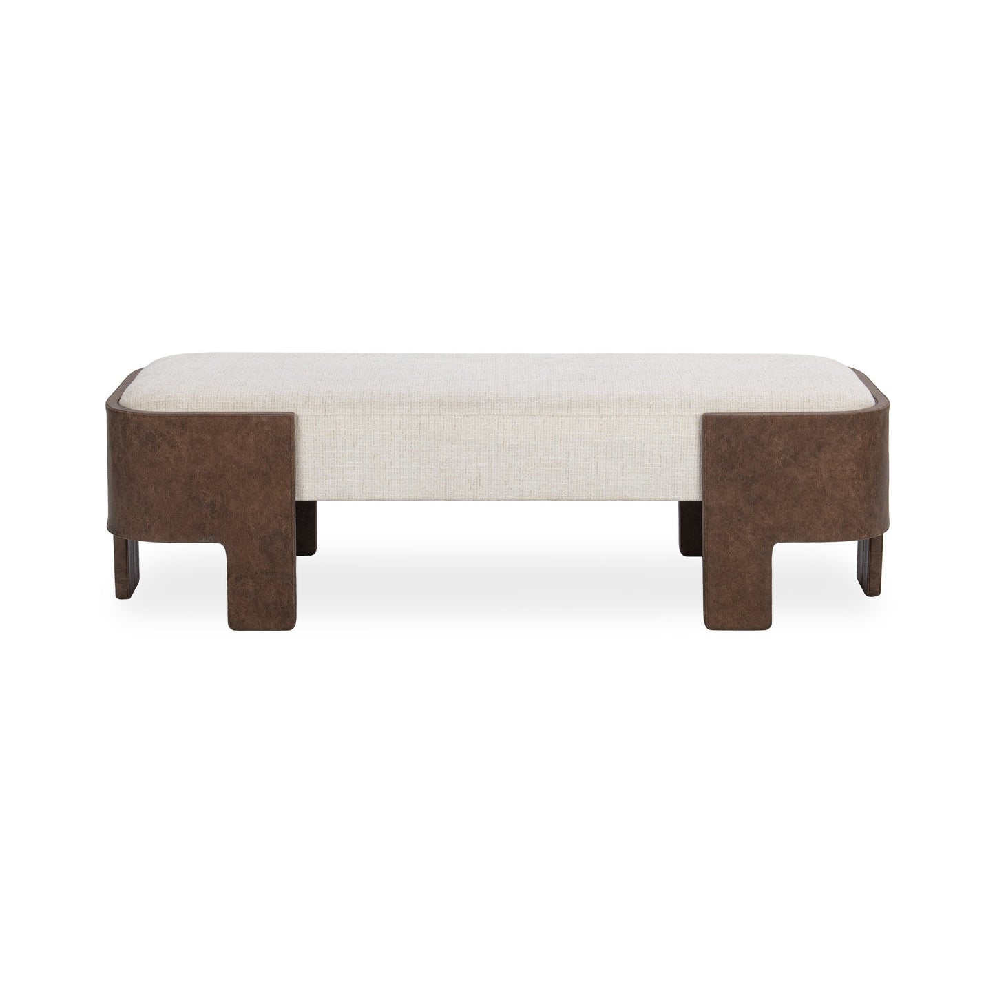 Janya Accent Bench - Oat Cream