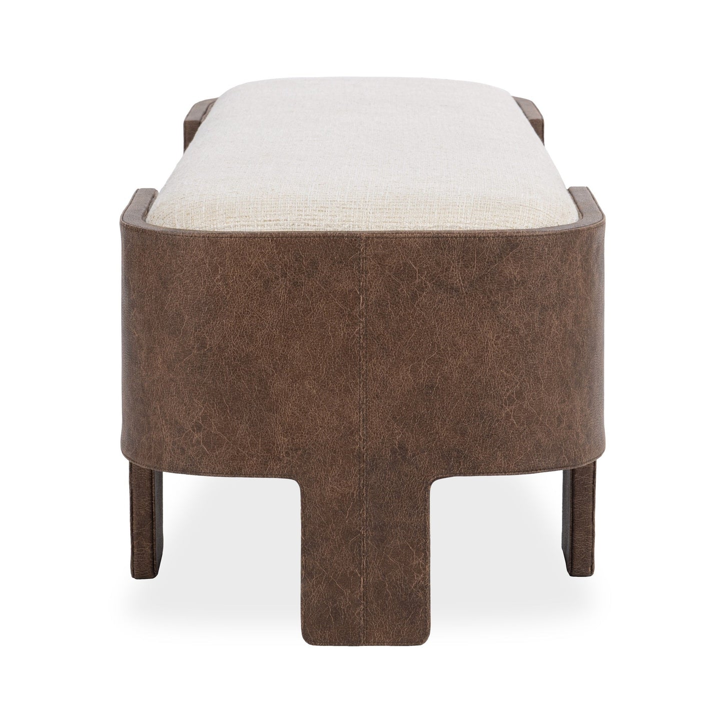 Janya Accent Bench - Oat Cream