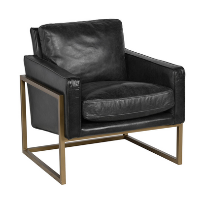 Ken Accent Chair – Jet Black