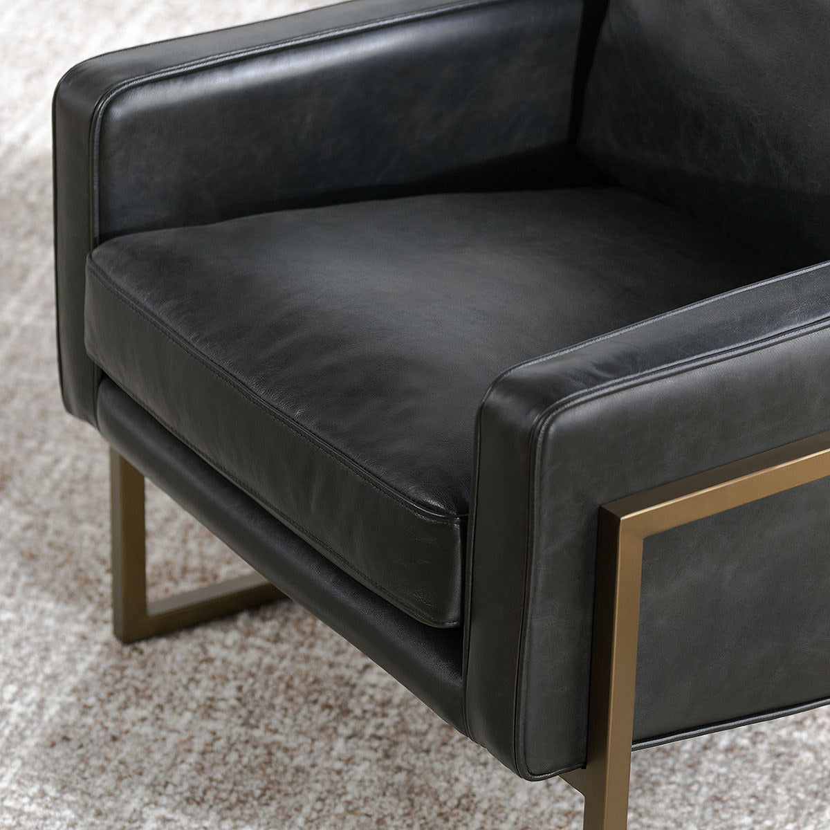 Ken Accent Chair – Jet Black