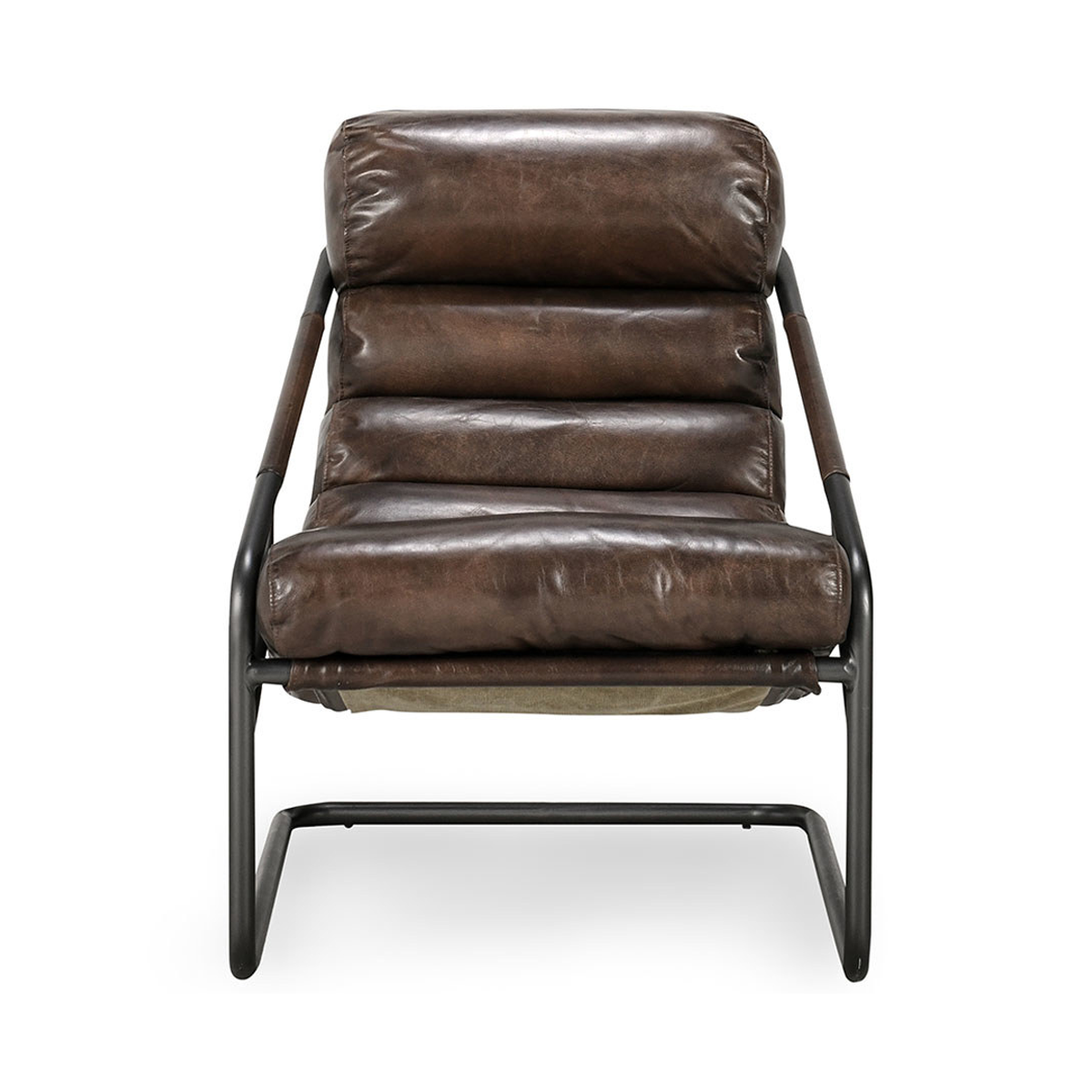 Jackson Leather Accent Chair - Truffle Brown