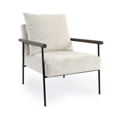 Cohen Upholstered Accent Chair - Ivory