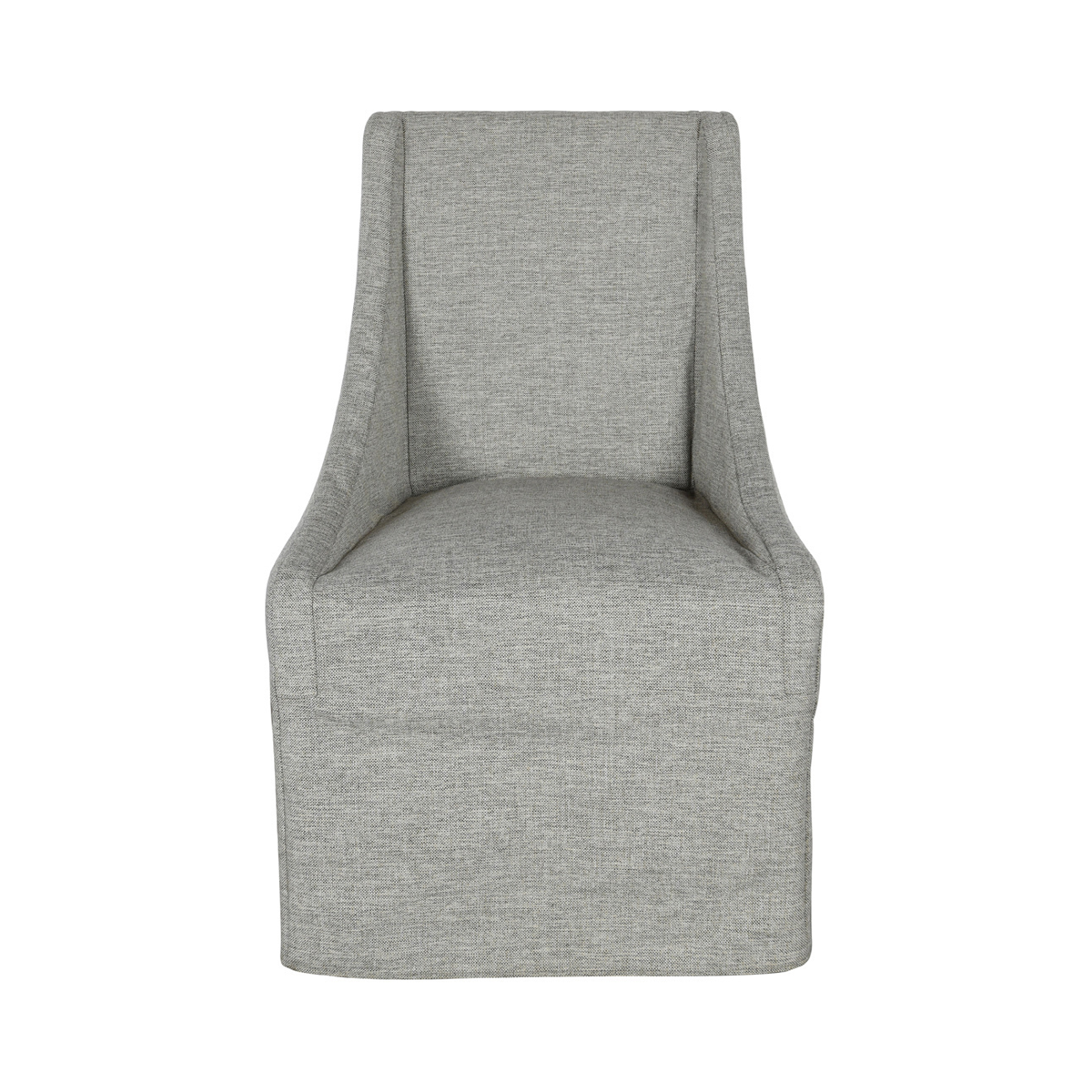 Warwick Upholstered Rolling Dining Chair