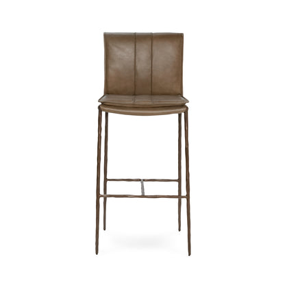 Mayer Leather Bar Stool