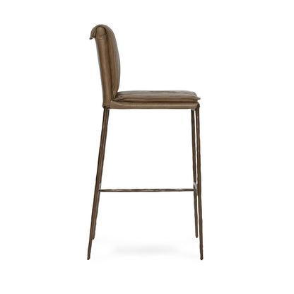 Mayer Leather Bar Stool