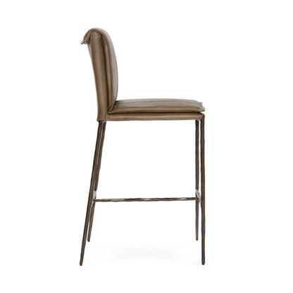 Mayer Leather Counter Stool