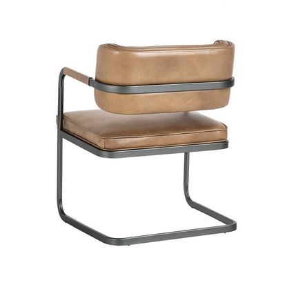Fonda Leather Dining Chair - Adobe Tan