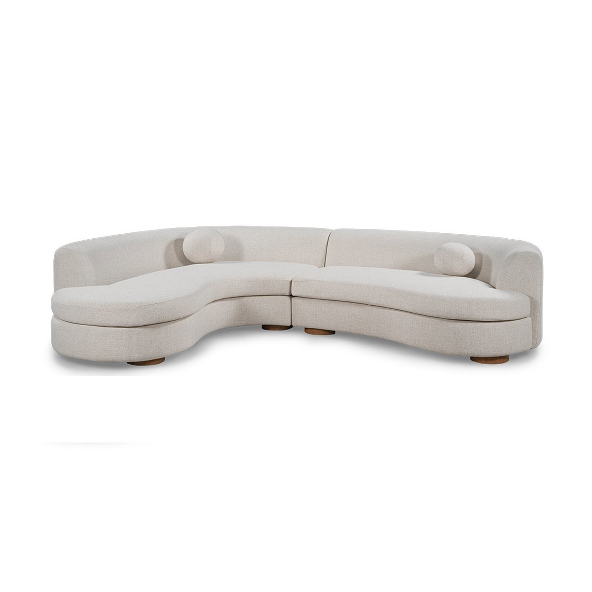 Concord Upholstered Sectional - Ivory