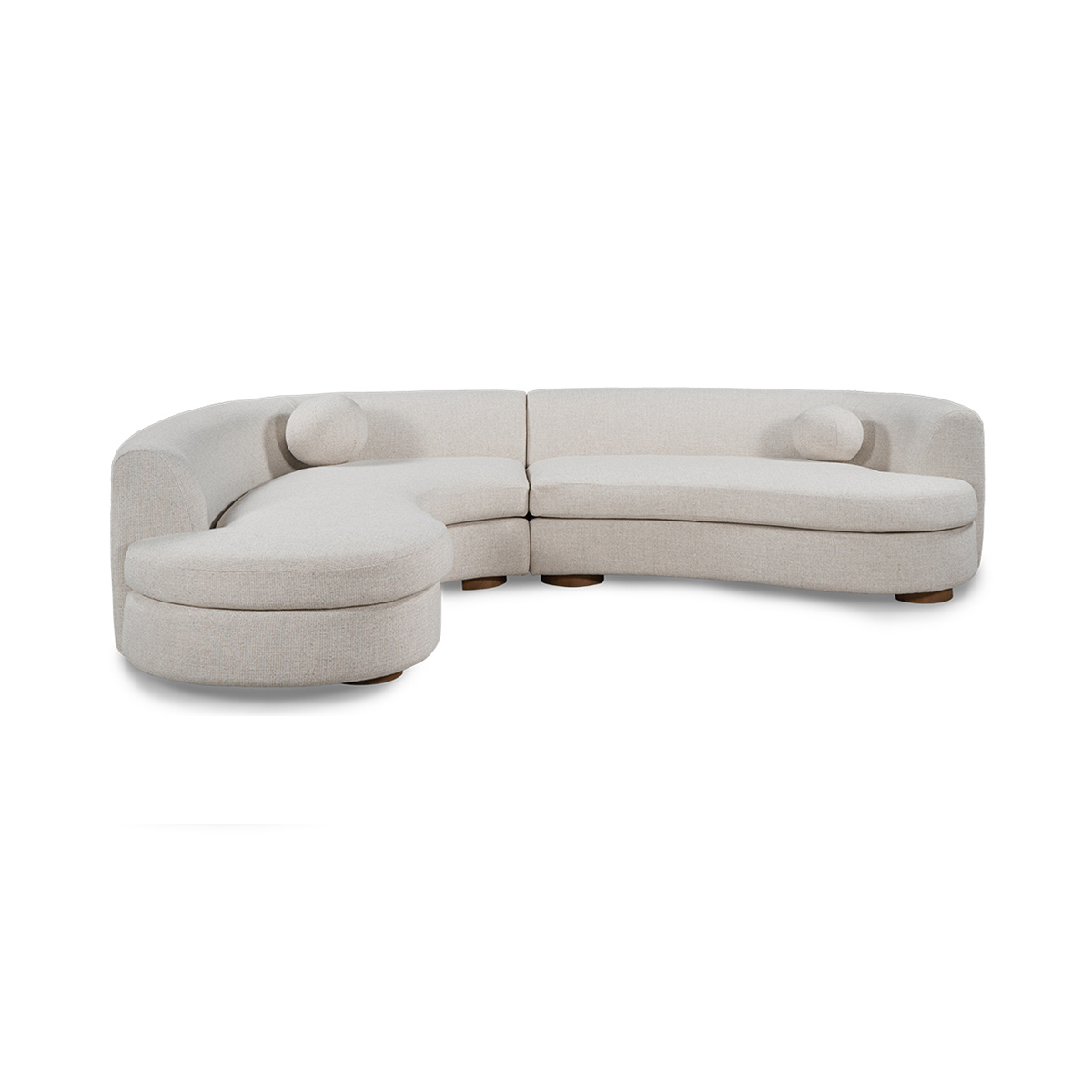 Concord Upholstered Sectional - Ivory